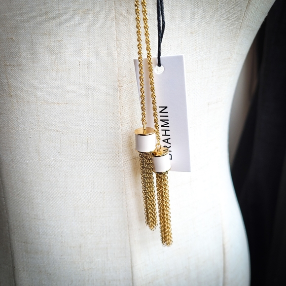 New Brahmin FAIRHAVEN Duo Tassel Necklace - Picture 3 of 8